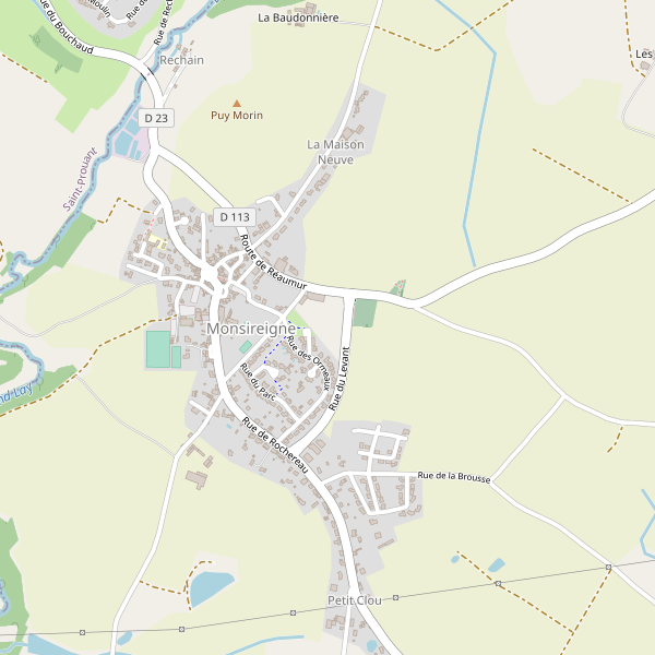 Carte des hotels à Monsireigne Thumbnail