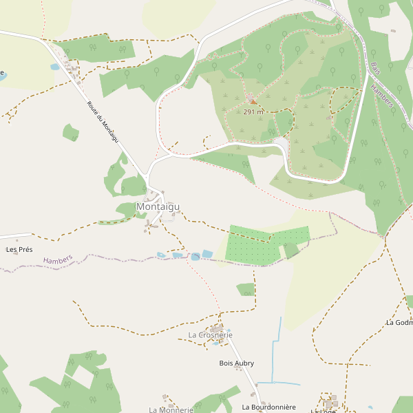 Carte des toilettes à Montaigu (Mayenne) Thumbnail