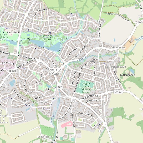 Plan de Mouilleron-le-Captif Thumbnail