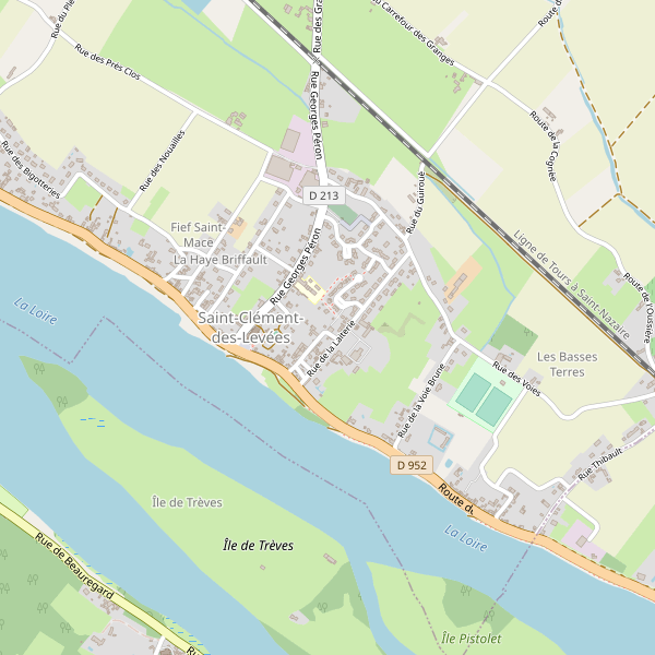 Carte des boucheries à Saint-Clément-des-Levées Thumbnail