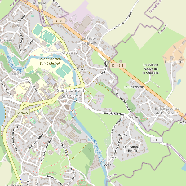Carte des glaciers à Saint-Laurent-sur-Sèvre Thumbnail