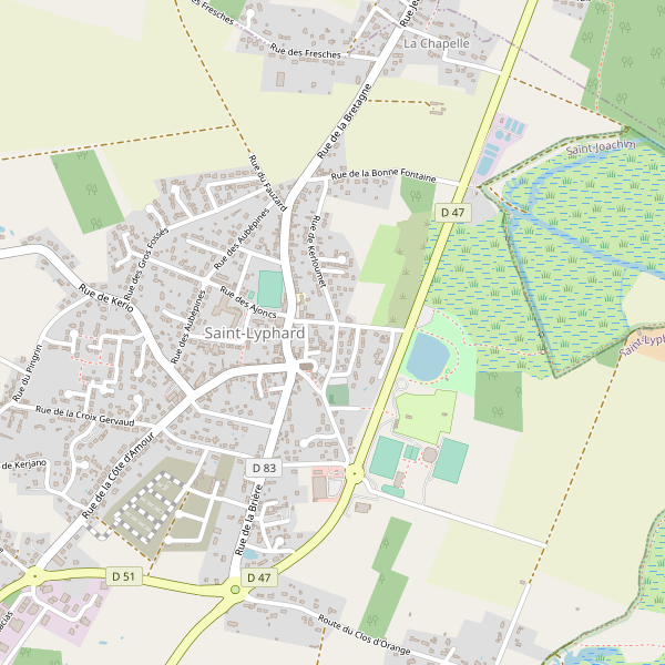 Carte des grands-magasins à Saint-Lyphard Thumbnail