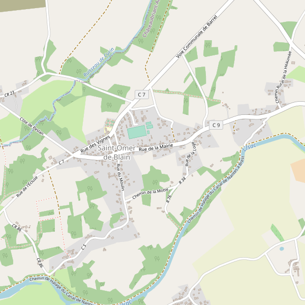 Carte des stations-service à Saint-Omer de Blain Thumbnail