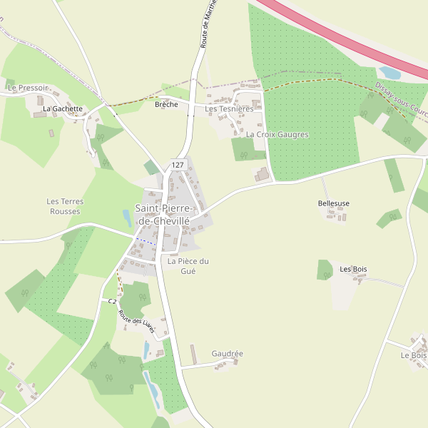 Carte des libraires à Saint-Pierre-de-Chevillé Thumbnail