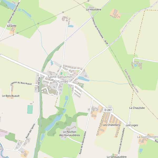 Carte des hotels à Saint-Saturnin-du-Limet Thumbnail