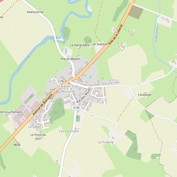 Carte des taxi à Sceaux-sur-Huisne Thumbnail