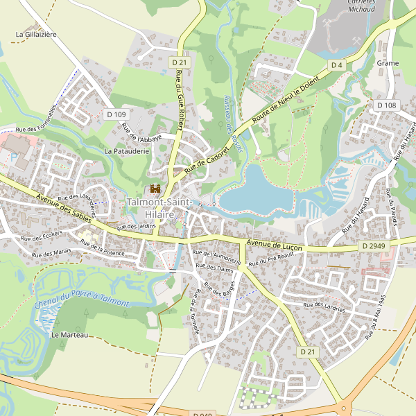 Carte des renseignements à Talmont-Saint-Hilaire Thumbnail
