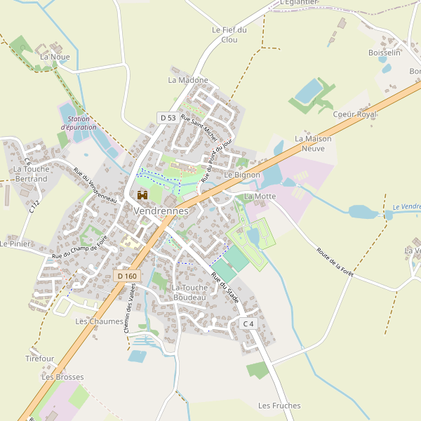 Carte des bedandbreakfast à Vendrennes Thumbnail
