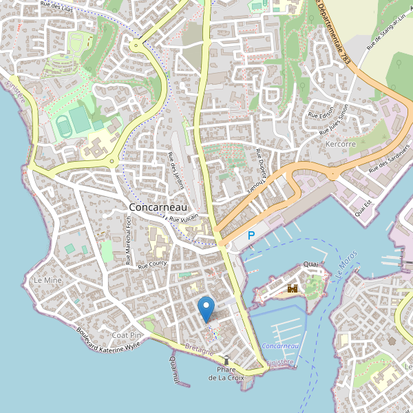 Carte des bibliotheques à Concarneau Thumbnail