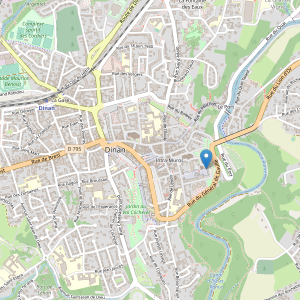 Carte des bibliotheques à Dinan Thumbnail