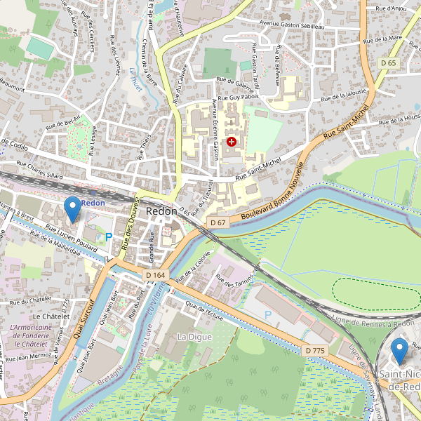 Carte des bibliotheques à Redon Thumbnail