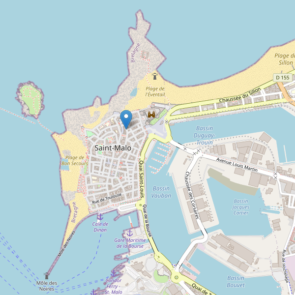 Carte des bibliotheques à Saint-Malo Thumbnail