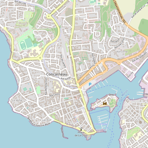 Carte des cinemas à Concarneau Thumbnail