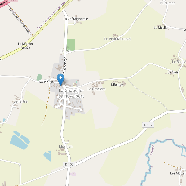 Carte des parkings à La Chapelle-Saint-Aubert Thumbnail