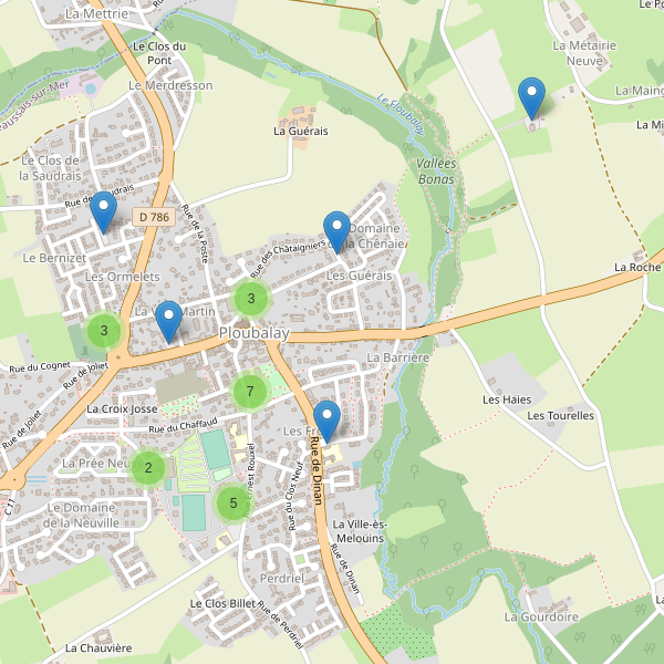 Carte des parkings à Ploubalay Thumbnail