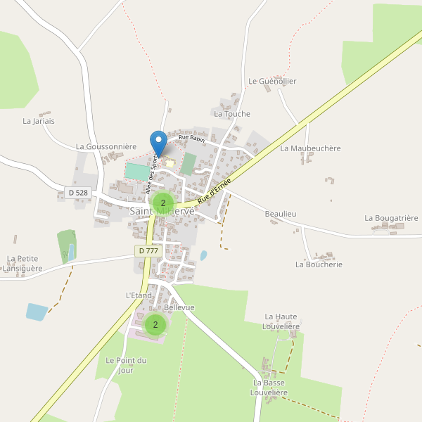 Carte des parkings à Saint-M'Hervé Thumbnail