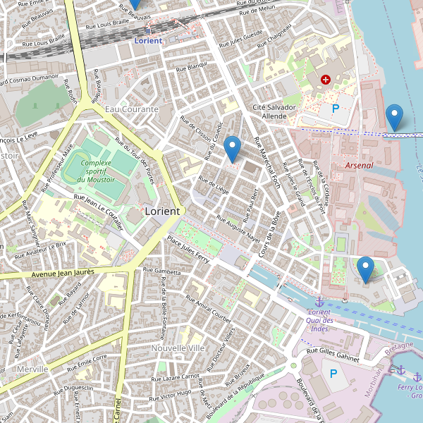 Carte des sites-archeologiques à Lorient Thumbnail