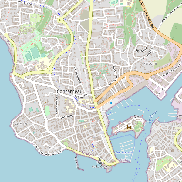 Carte des taxi à Concarneau Thumbnail