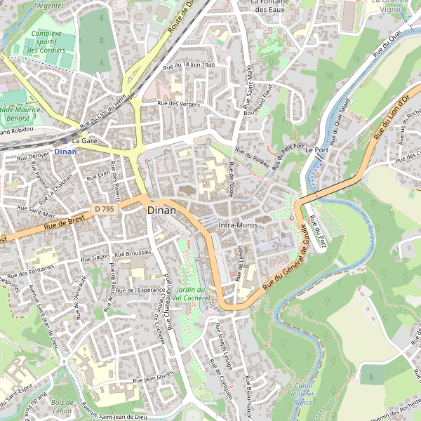 Carte des taxi à Dinan Thumbnail