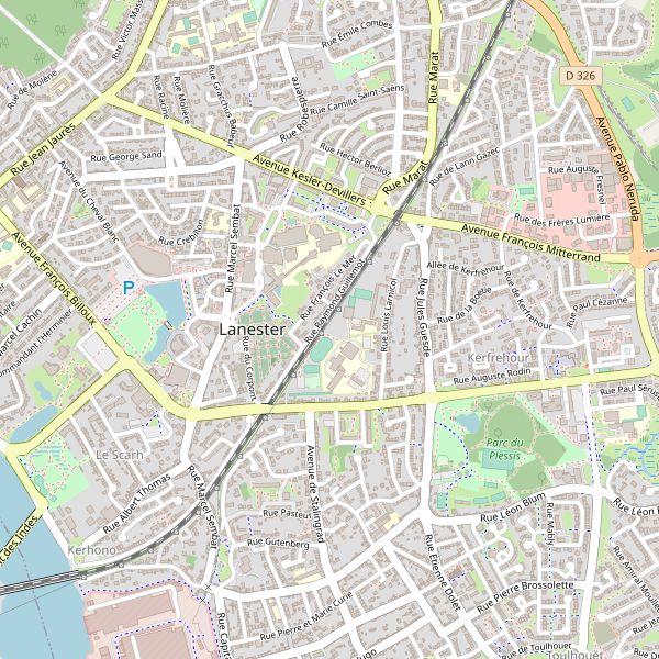 Carte des taxi à Lanester Thumbnail
