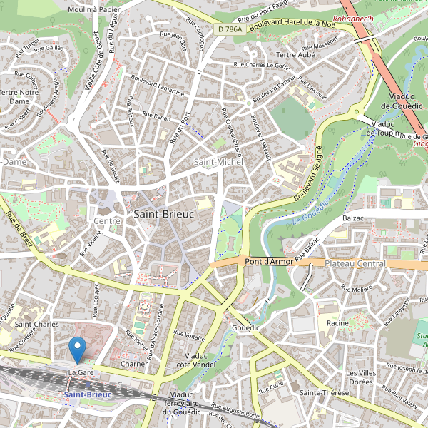 Carte des taxi à Saint-Brieuc Thumbnail