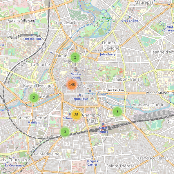 Carte des vetements à Rennes Thumbnail