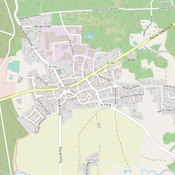 Carte des hotels à Beignon Thumbnail