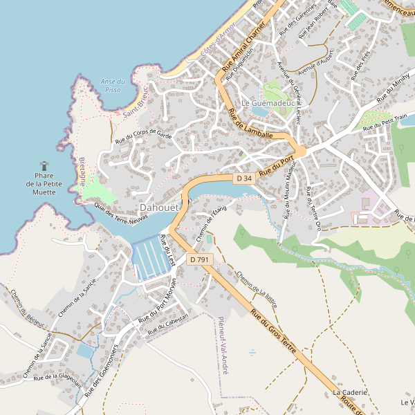 Carte des eglises à Dahouët Thumbnail