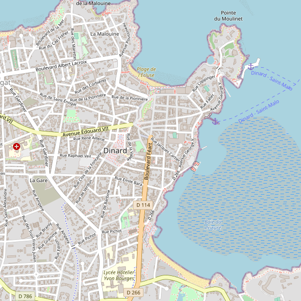 Carte des bibliotheques à Dinard Thumbnail