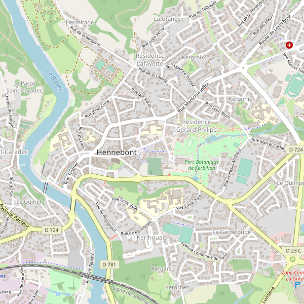 Carte des marches à Hennebont Thumbnail