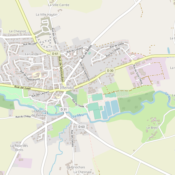 Carte des hotels à Iffendic Thumbnail