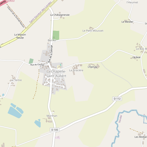 Carte des monuments à La Chapelle-Saint-Aubert Thumbnail