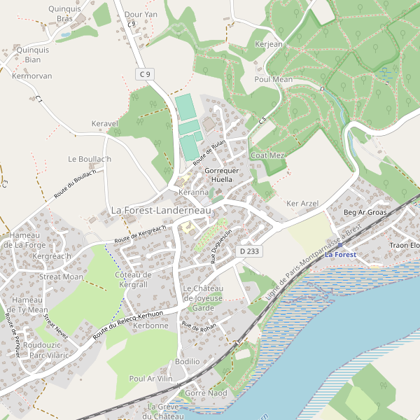 Carte des agences-voyage à La Forest-Landerneau Thumbnail