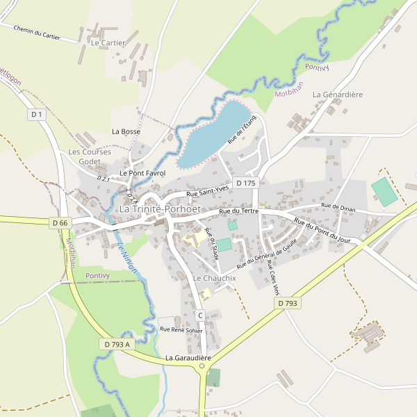 Carte des renseignements à La Trinité-Porhoët Thumbnail