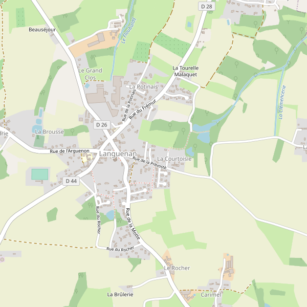 Carte des stationnement-velos à Languenan Thumbnail