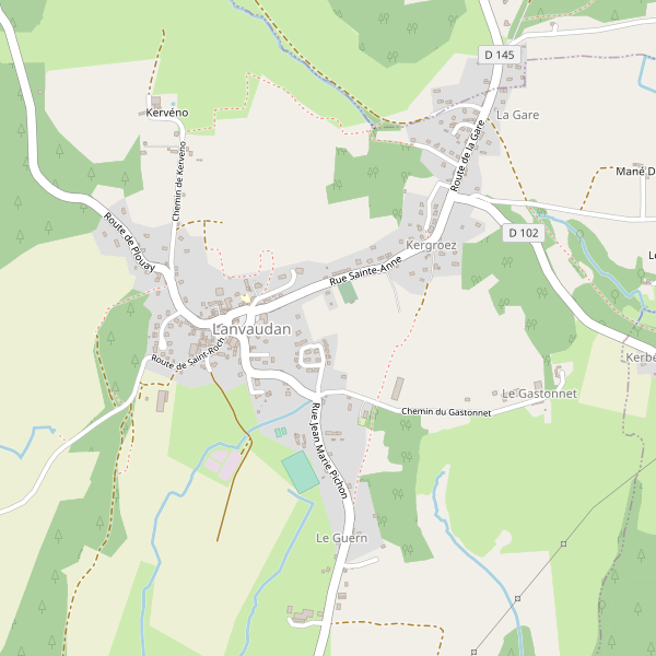 Carte des bedandbreakfast à Lanvaudan Thumbnail