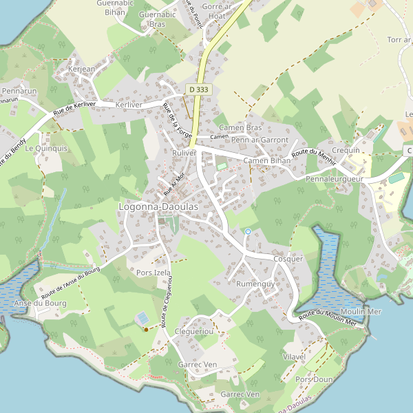 Carte des hotels à Logonna-Daoulas Thumbnail