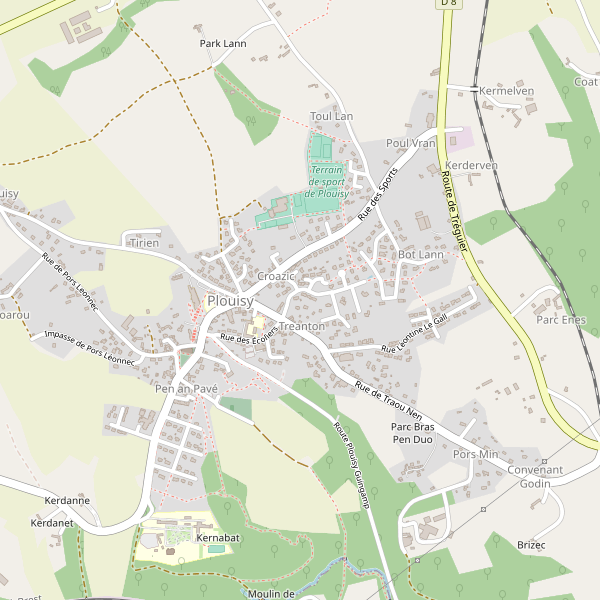 Carte des taxi à Plouisy Thumbnail