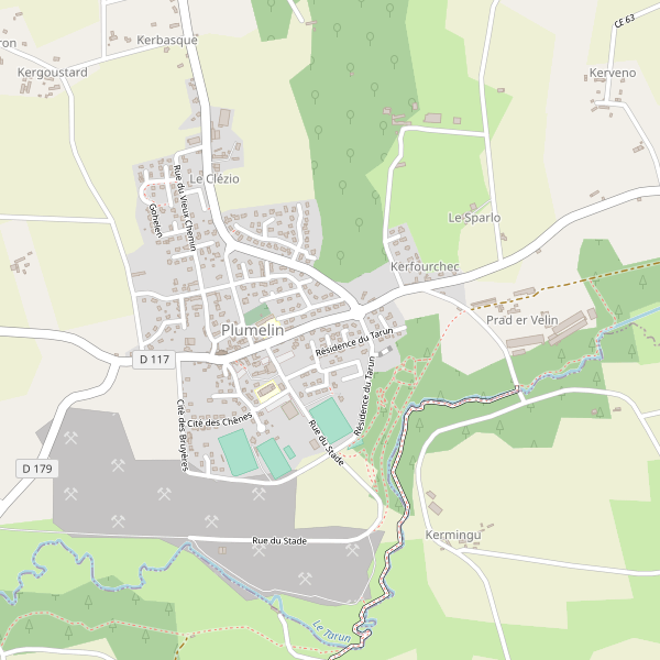 Carte des auberges à Plumelin Thumbnail