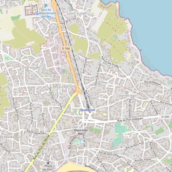 Carte des ateliers-automobiles à Quiberon Thumbnail