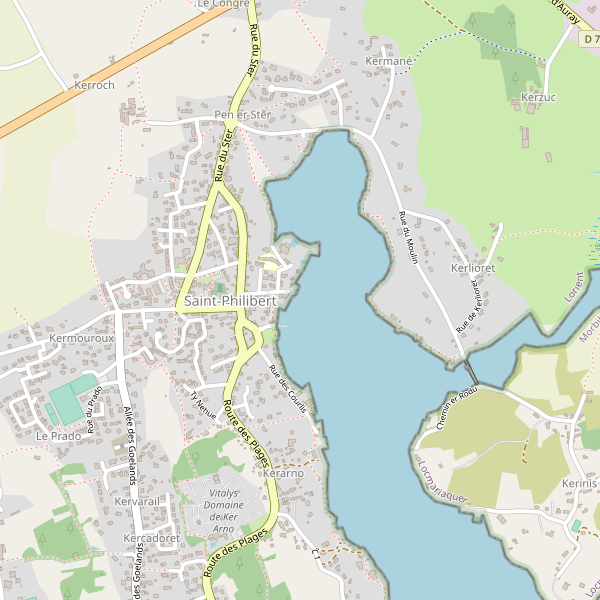 Carte des fruiteries à Saint-Philibert (Morbihan) Thumbnail