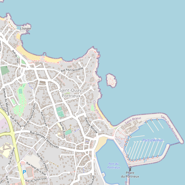 Carte des location-voiture à Saint-Quay-Portrieux Thumbnail