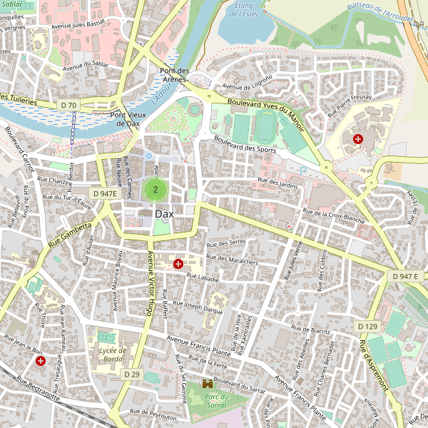 Carte des bibliotheques à Dax Thumbnail