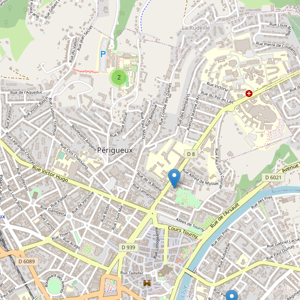 Carte des bibliotheques à Périgueux Thumbnail