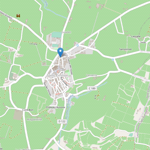 Carte des bibliotheques à Saint-Émilion Thumbnail