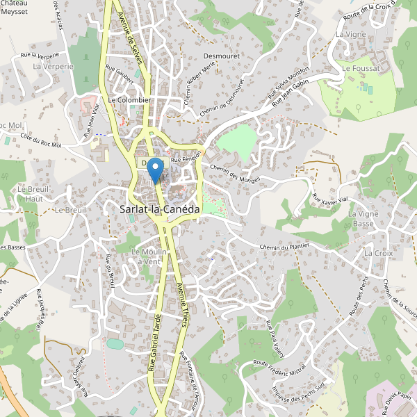 Carte des bibliotheques à Sarlat-la-Canéda Thumbnail
