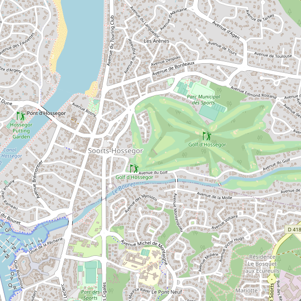 Carte des bibliotheques à Soorts-Hossegor Thumbnail