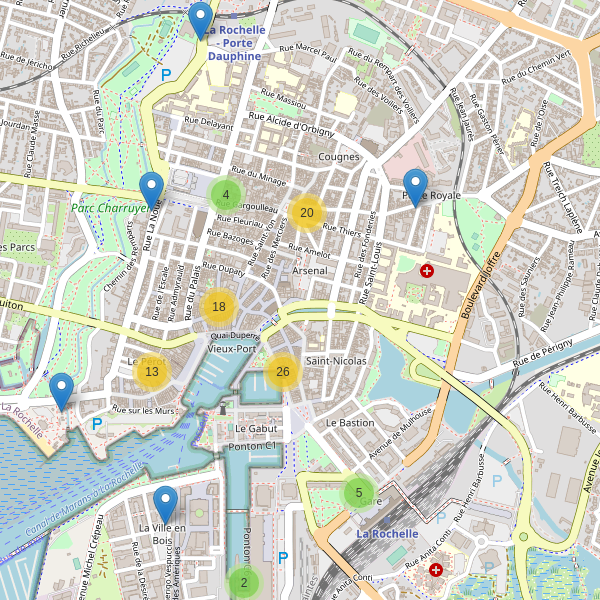 Carte des cafe à La Rochelle (Charente-Maritime) Thumbnail