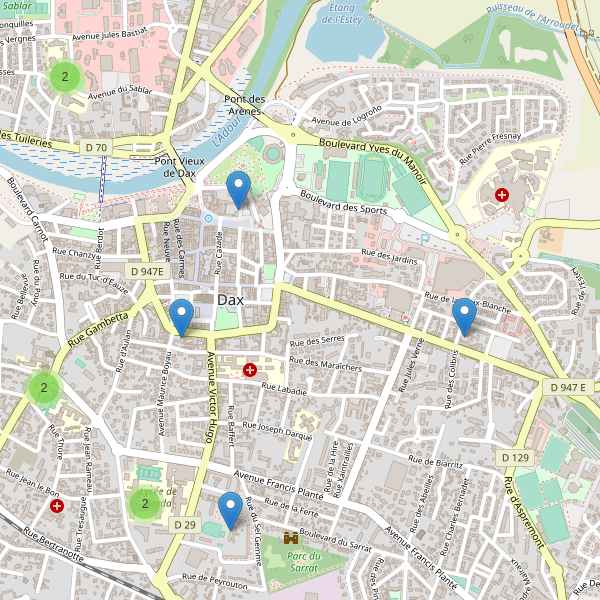 Carte des ecoles à Dax Thumbnail