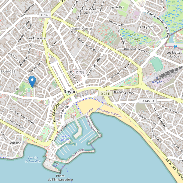 Carte des monuments à Royan Thumbnail